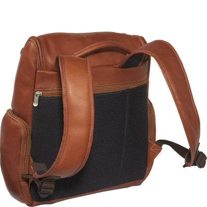 Multi-Pocket Laptop Backpack - Leather Loom