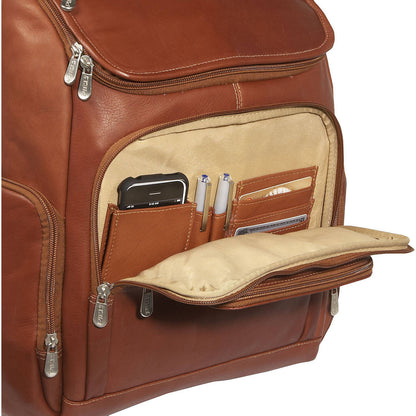 Multi-Pocket Laptop Backpack - Leather Loom