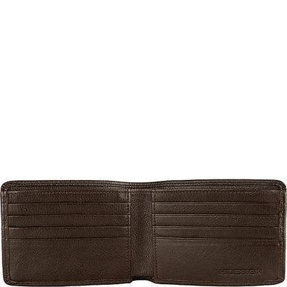 Angle Stitch RFID Blocking Slim Bifold Leather Wallet - Leather Loom