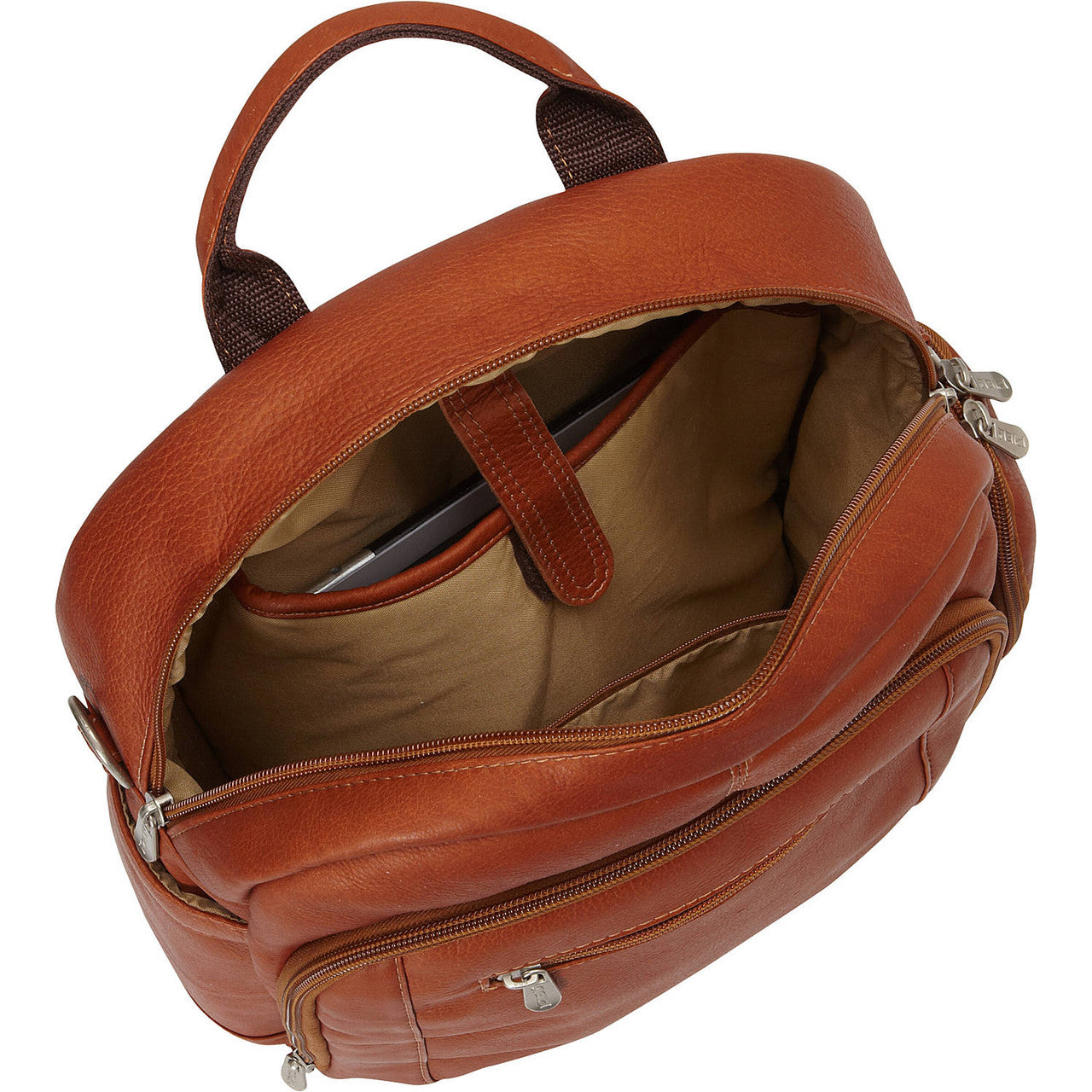 Laptop Backpack/Shoulder Bag - Leather Loom