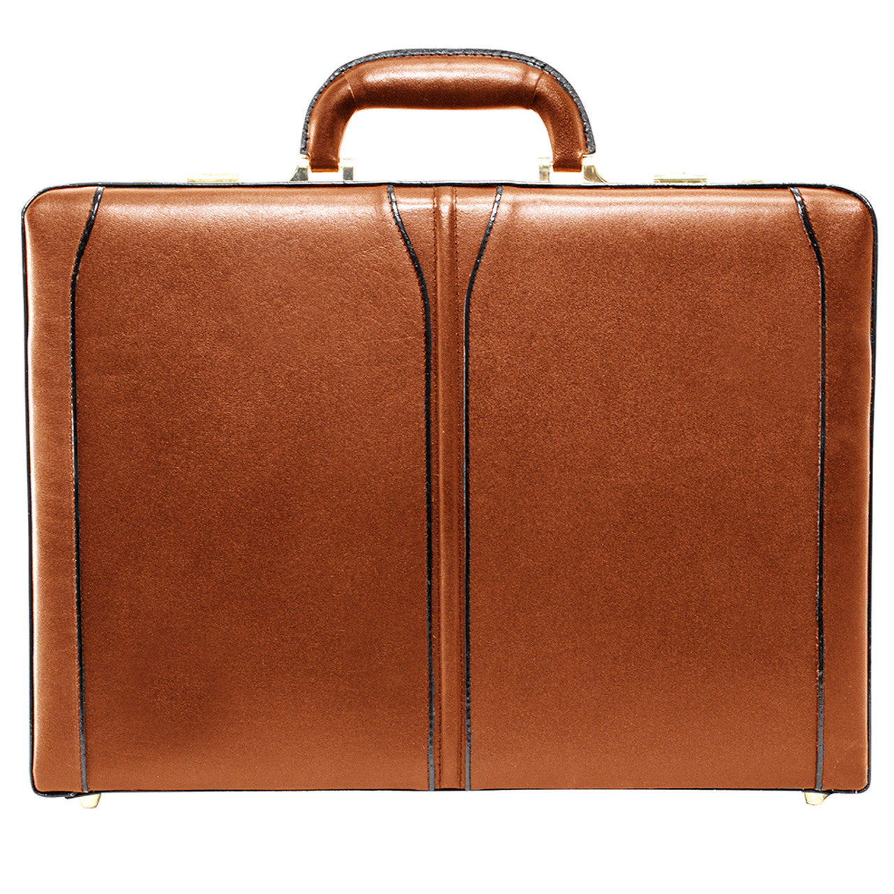 Turner Leather Expandable Attache Case - Leather Loom