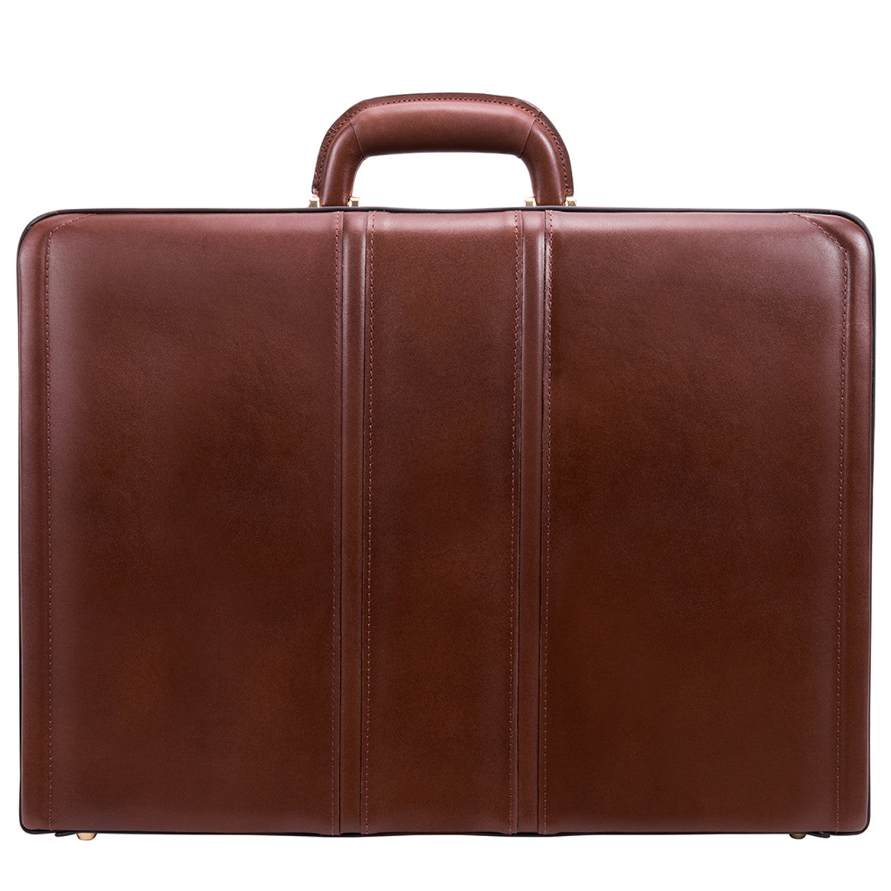 Coughlin Leather Expandable Attache Case - Leather Loom