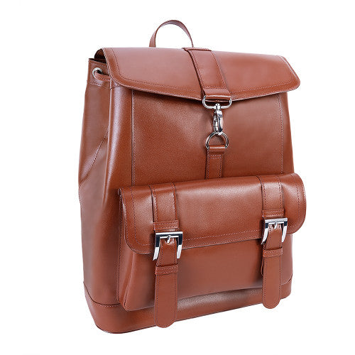 Hagen Leather Laptop Backpack - Leather Loom