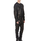 Cool Style Shirt Look Leather Jumpsuit For Men - Leather Loom