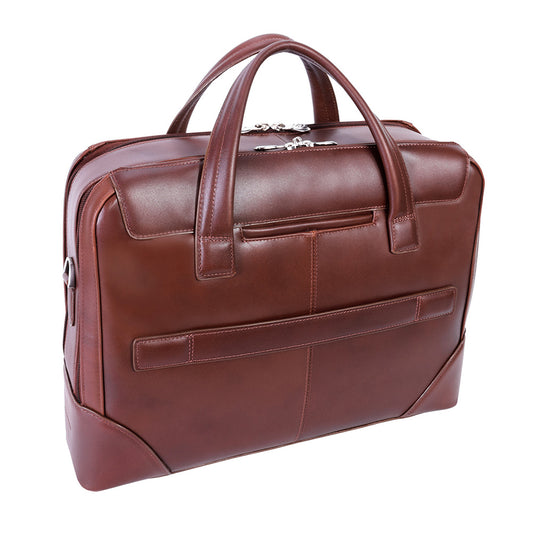 Harpswell Structured Briefcase - Leather Loom