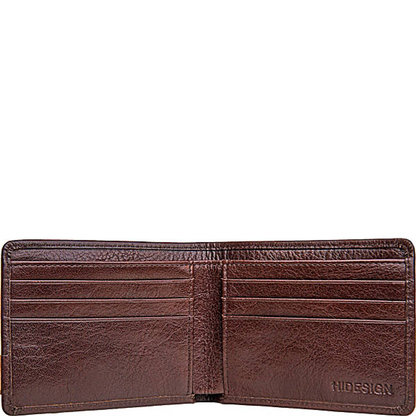 Vespucci RFID Blocking Buffalo Leather Slim Bifold Wallet - Leather Loom