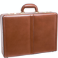 Harper Leather Expandable Attache Case - Leather Loom