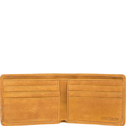 Camel RFID Blocking Bifold Leather Wallet - Leather Loom