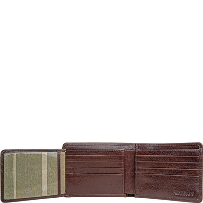 Vespucci RFID Blocking Buffalo Leather Trifold Wallet - Leather Loom