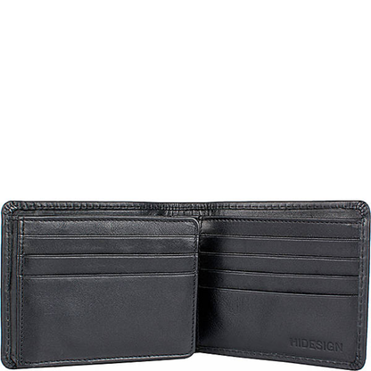 Camel Stitch RFID Blocking Trifold Leather Wallet - Leather Loom