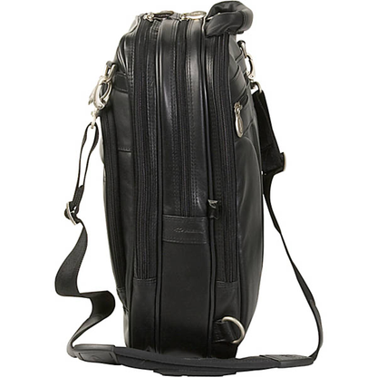 Lincoln Park Leather 15" Three-Way Laptop Backpack - Leather Loom