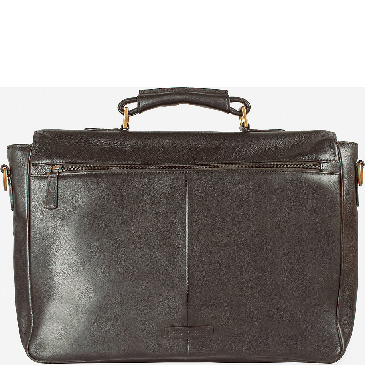 Hawkins 15" Laptop Compatible Briefcase Work Bag - Leather Loom
