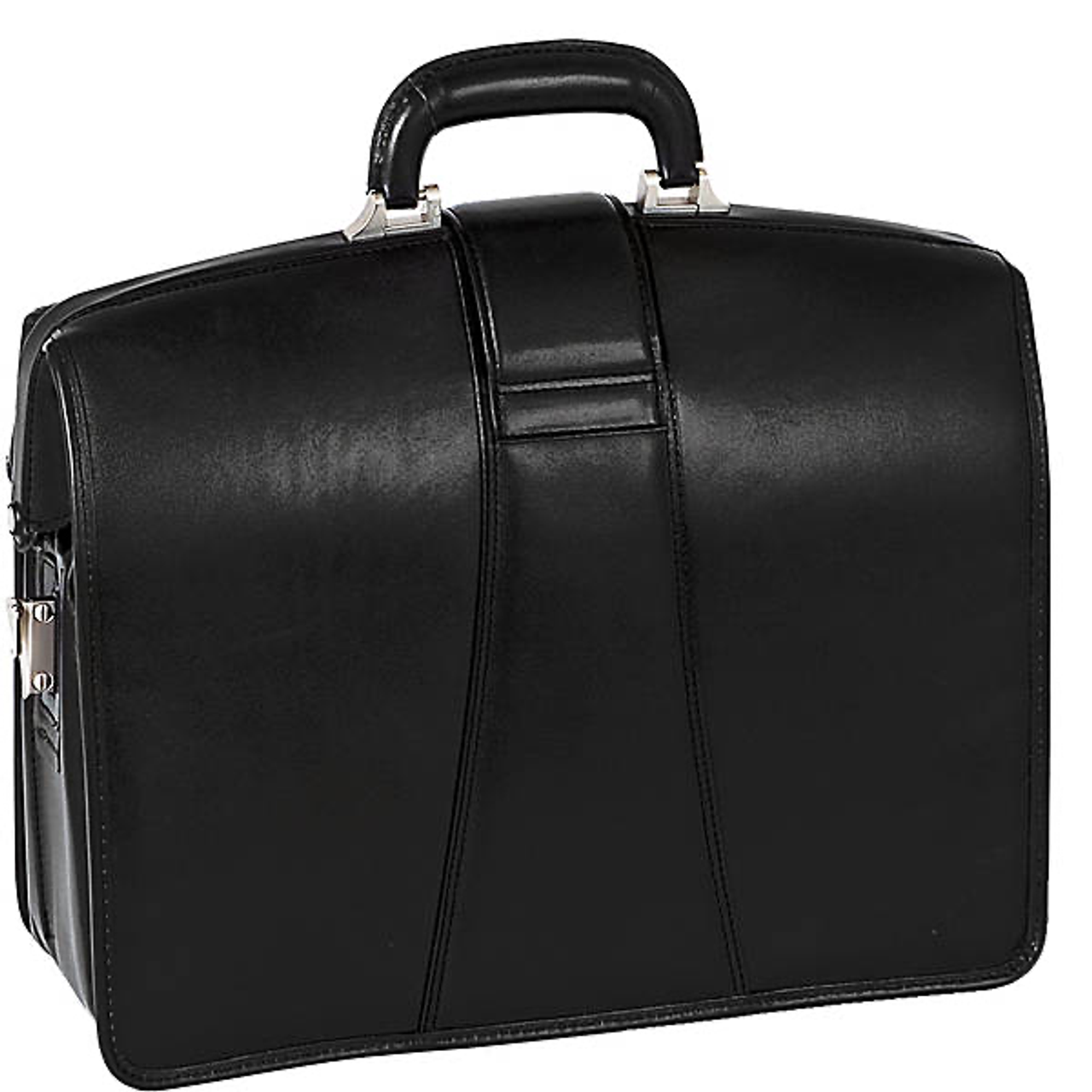 Harrison Leather 15.6" Laptop Partner's Brief - Leather Loom
