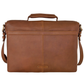Charles Leather 15" Laptop Compatible Briefcase - Leather Loom