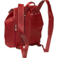 Top Flap Button Backpack - Leather Loom