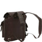 Large Buckle Flap Backpack - Leather Loom
