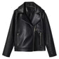 Kids Black Leather Jacket - Leather Loom