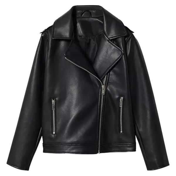 Kids Black Leather Jacket - Leather Loom