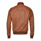 Kids Brown Bomber Jacket - Leather Loom