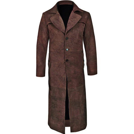 Leather Duster Coat For Men - Leather Loom
