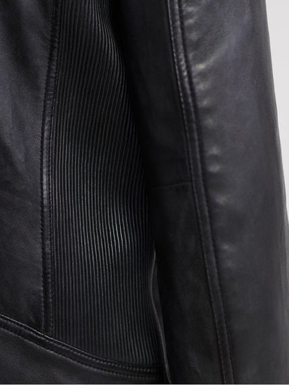 City Racer Leather Biker Jacket For Men - Leather Loom