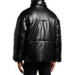 Mens Oversized Leather Puffer Jacket - Leather Loom
