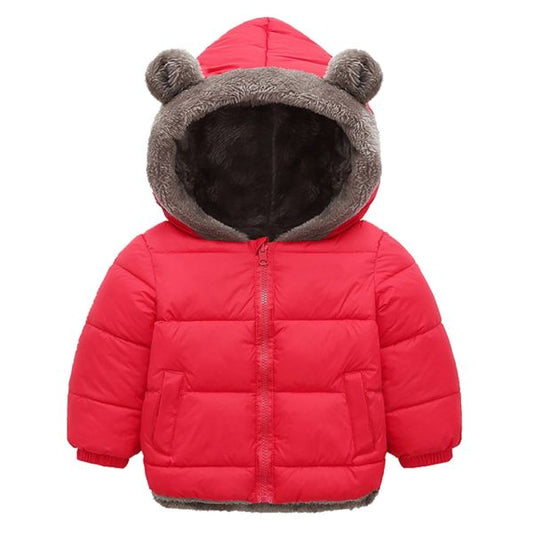 Red Kids Puffer Jacket - Leather Loom