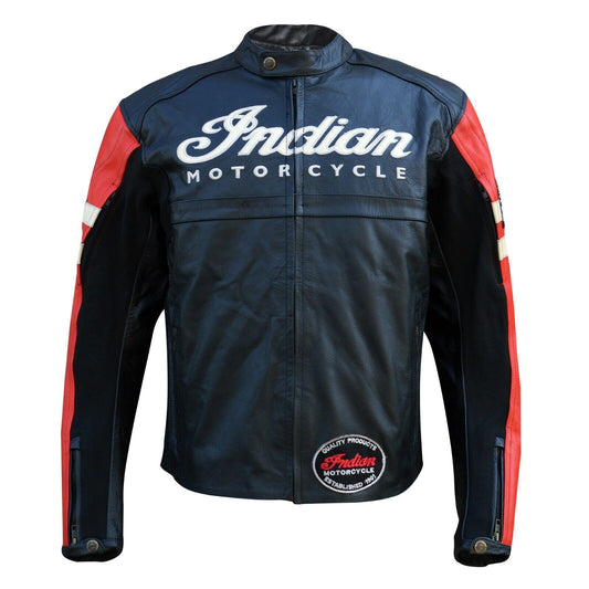 Motorcycle INDIAN Leather Jacket - Leather Loom