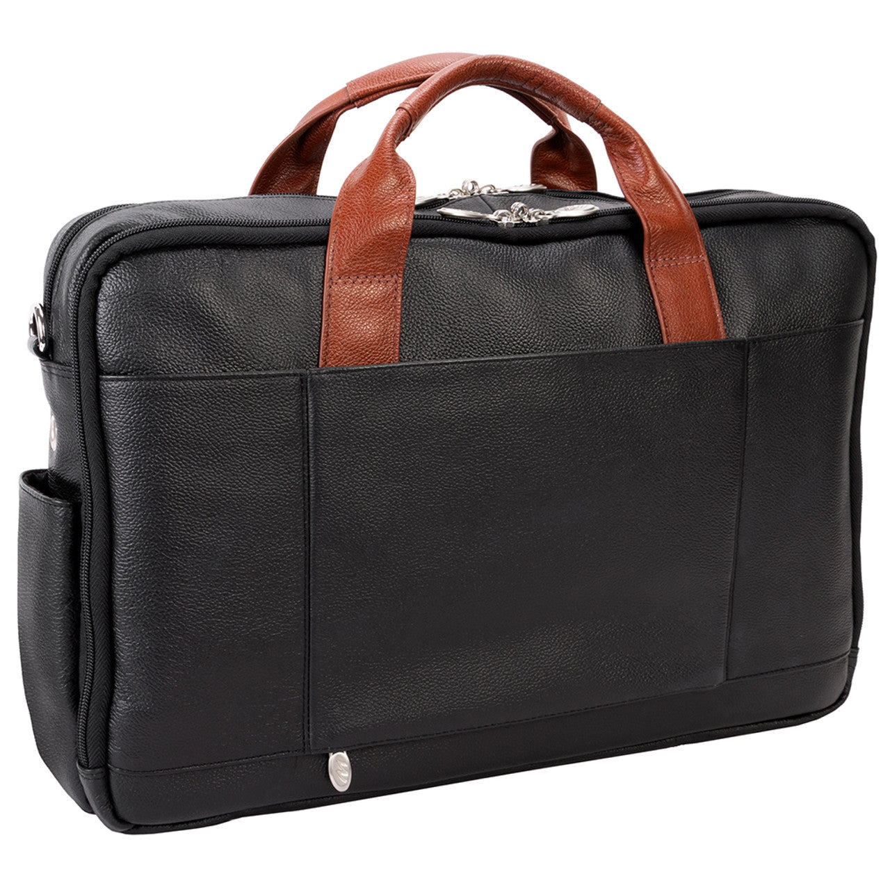 Southport Leather Laptop Briefcase - Leather Loom