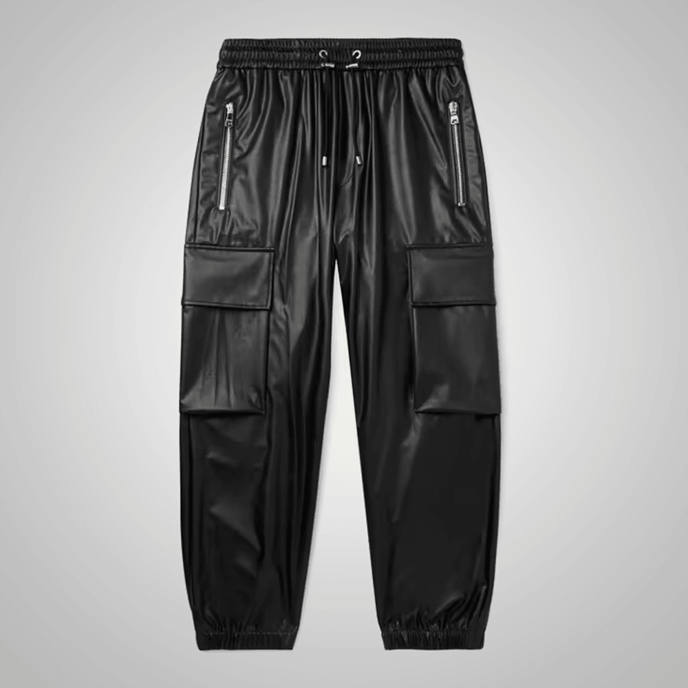 Black leather Sheep skin skinny leather jeans pant - Leather Loom