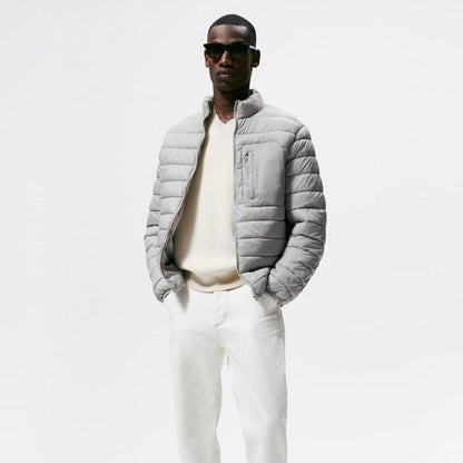 Mens White Parka & Puffer Jacket - Leather Loom