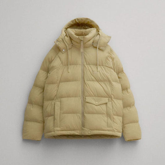 Men’s Yellow Puffer Jacket - Leather Loom