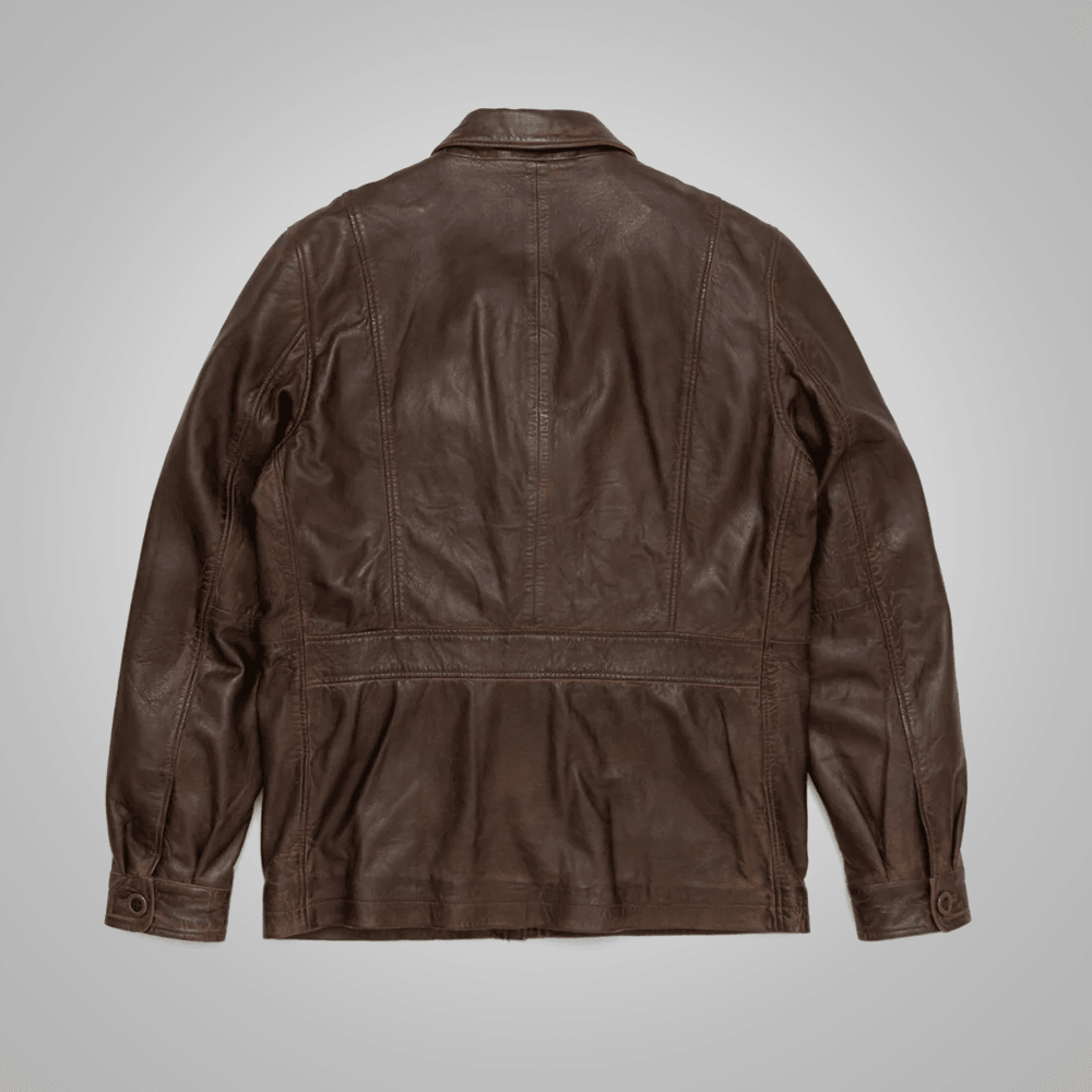 Mens Western Suede Leather Bomber Jacket - Leather Loom