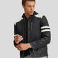 Cody Black Biker Leather Jacket - Leather Loom