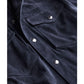 Blue Men’s  Suede Leather Biker Shirt Jeans Jacket - Leather Loom