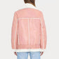 WOMEN’S ROSE BLOSSOM SHEARLING LEATHER JACKECT - Leather Loom