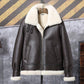 Classic B3 Sheepskin Bomber Shearling Leather Jacket - Leather Loom