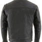 Vented Scooter Zip-Front CoolTec Leather Jacket - Leather Loom