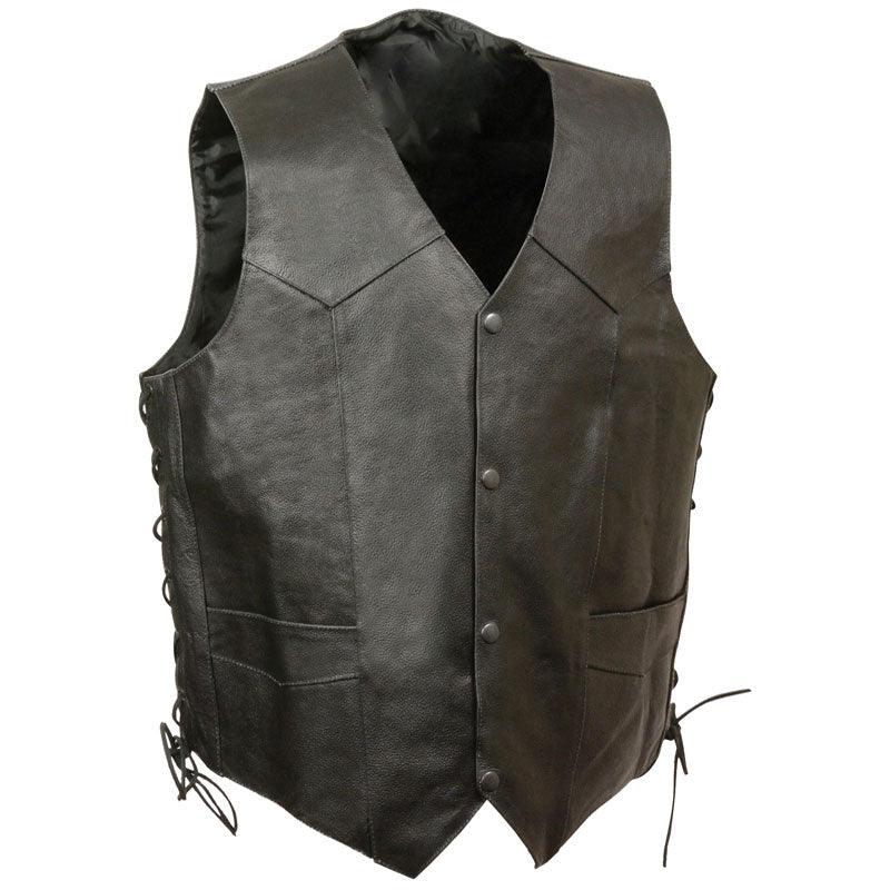 SIDE LACE LIVE TO RIDE VEST - Leather Loom