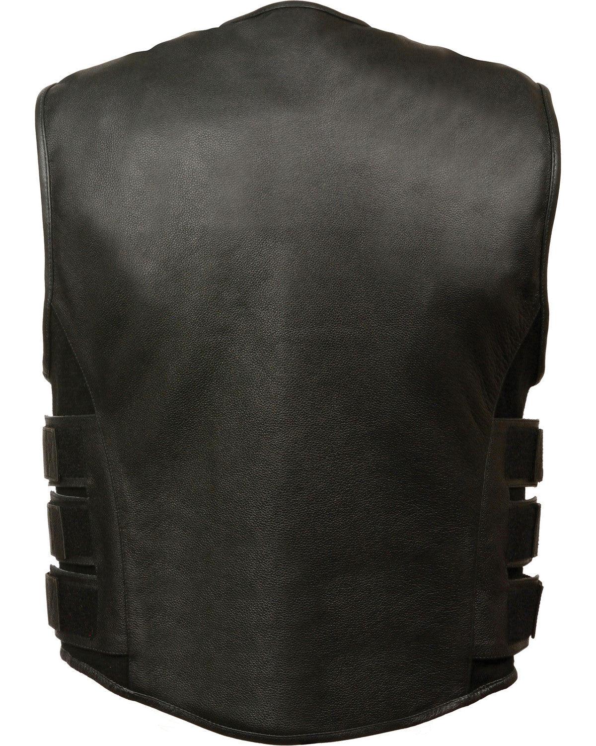 Style Zipper Front Vest - Leather Loom