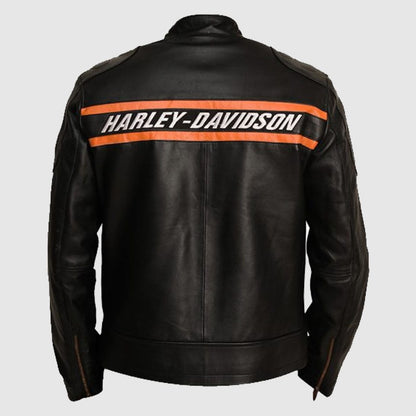 Bill Goldberg Harley Davidson Biker Jacket - Leather Loom