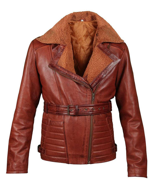 Blingsoul Women Asymmetrical Jacket - Leather Loom