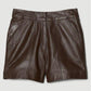 Brown Leather Shorts For Women - Leather Loom