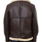 B-3 Classic Sheepskin Leather Bomber Jacket - Leather Loom