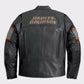 HD1 Harley Davidson Biker Jacket In Black - Leather Loom