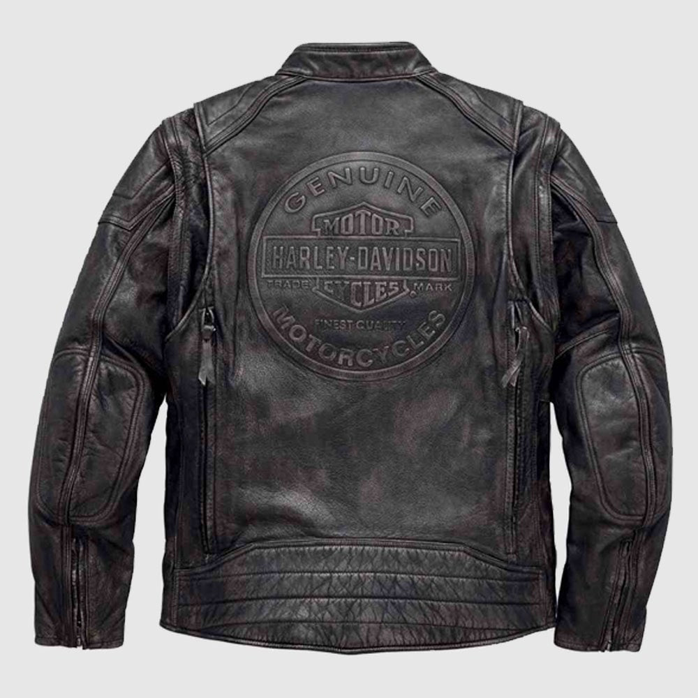 Men’s Dauntless Harley-Davidson Convertible Leather Jacket - Leather Loom