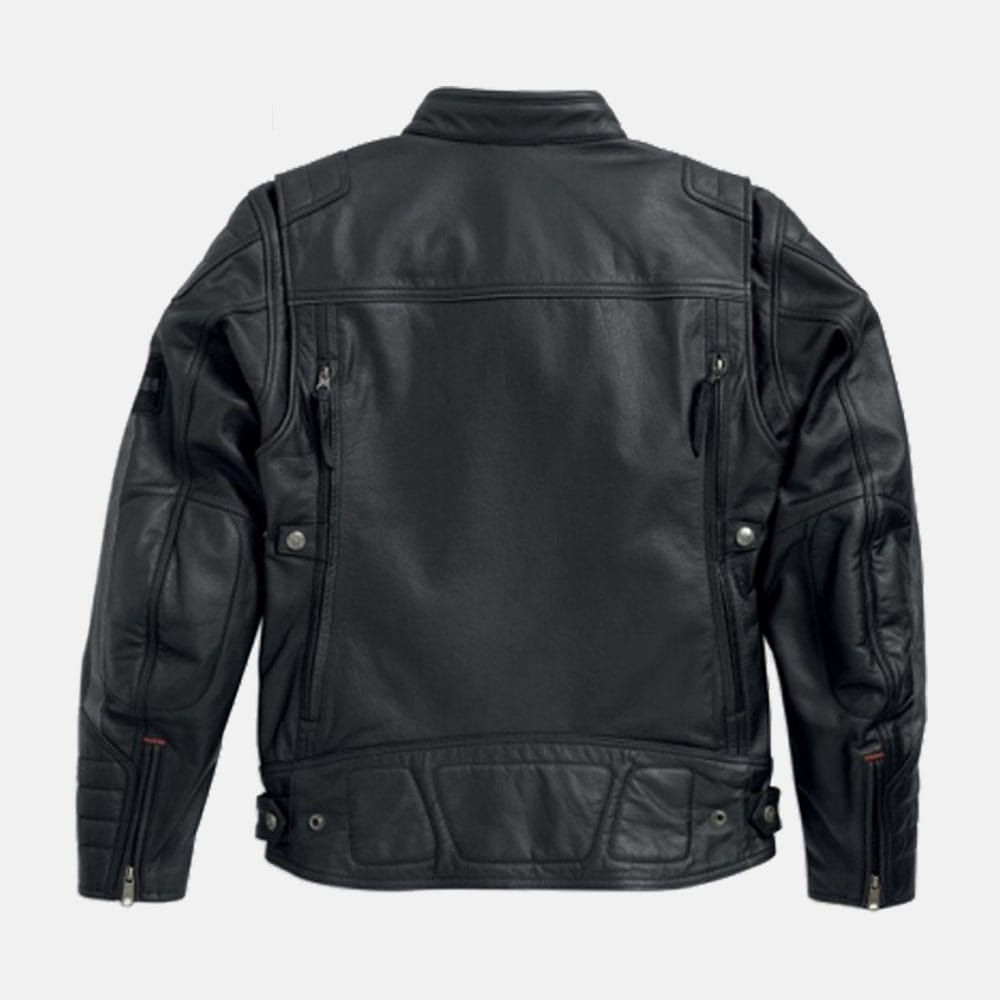Men's Harley Davidson Motorcycle Exmoor Reflective Wing Leather Jacket