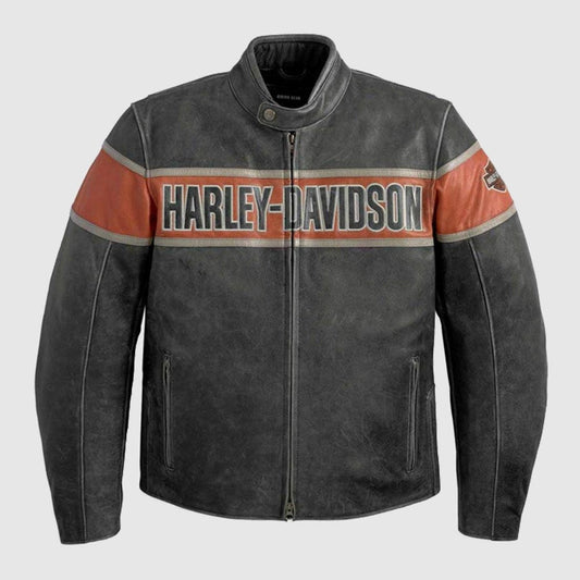 Harley Davidson Victory Lane Leather Jacket - Leather Loom