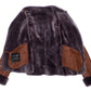 Sheepskin Shearling B-3 Bomber Style Jacket by Reyna's Tan - Leather Loom