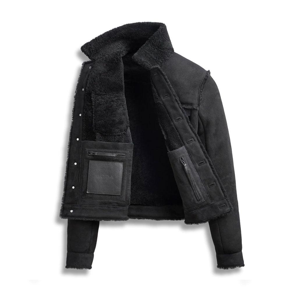 Shearling leather Jacket - Leather Loom